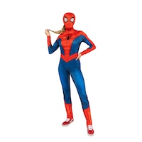 Marvel Spider-Man Zentai Suit Official Halloween Costume, Multi-Colour, Adult, Assorted Sizes