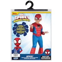 Marvel Spider-Man Official Deluxe Halloween Costume, Multi-Colour, Toddler, Assorted Sizes