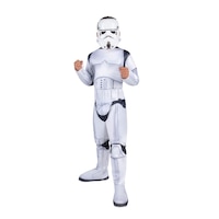 Star Wars Stormtrooper Qualux Halloween Costume, Multi-Colour, Child, Assorted Sizes Front_Angled_Left
