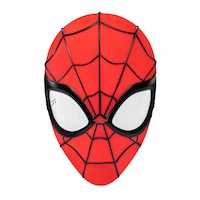 Disney Marvel Spider-Man Plastic Mask, Red/Black, One Size, Wearable Costume Accessory for Halloween