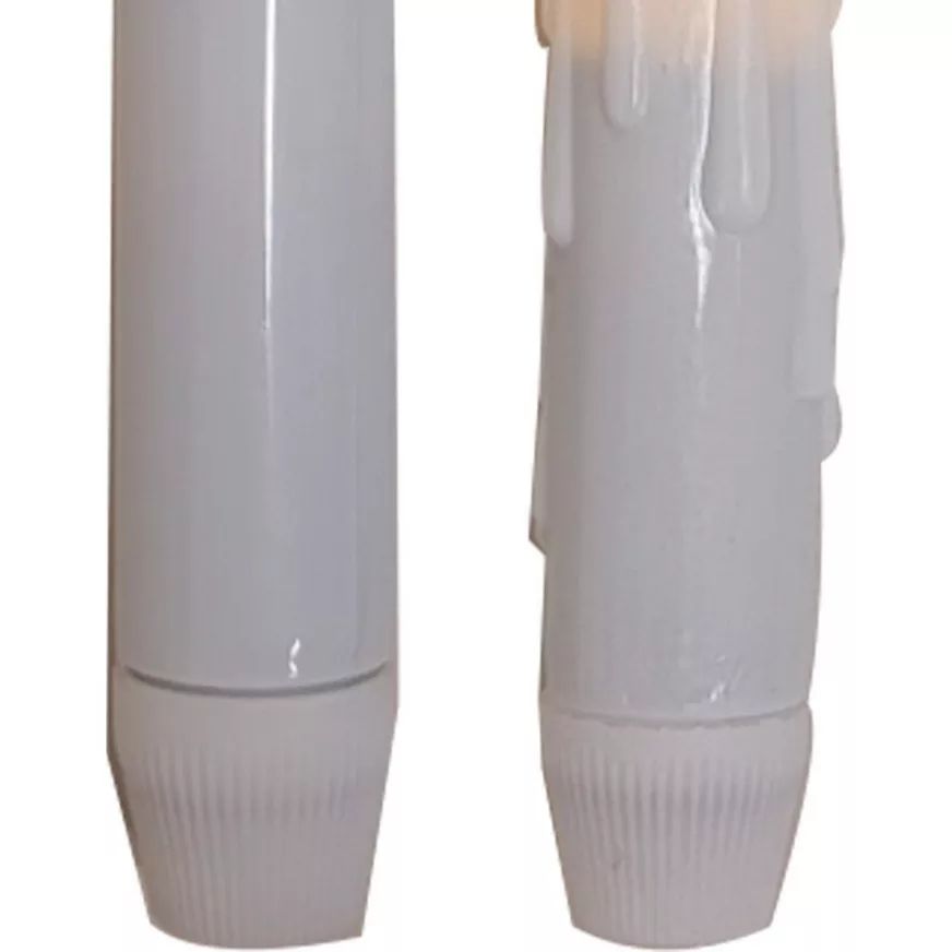 Harry Potter LED Light-Up Floating Candles, White, 6.6-in, 11-pk, Light Activated Indoor/Outdoor Decoration for Halloween CloseUp