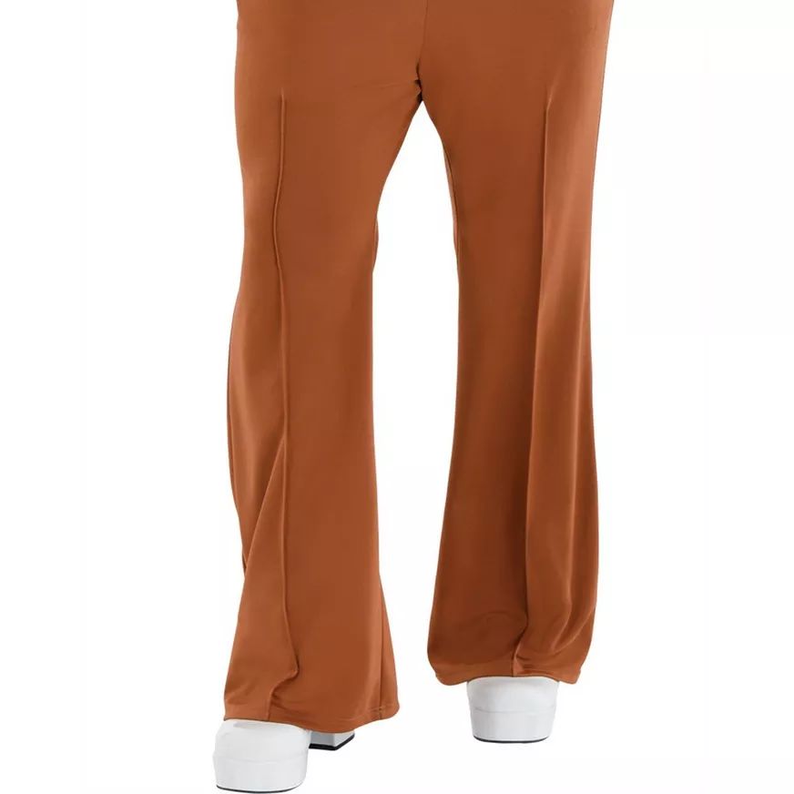 Men's 1960s Collared T-Shirt & Pants Set, Multi-Coloured, Plus Size, 2-pk, Wearable Costume Accessories for Halloween CloseUp