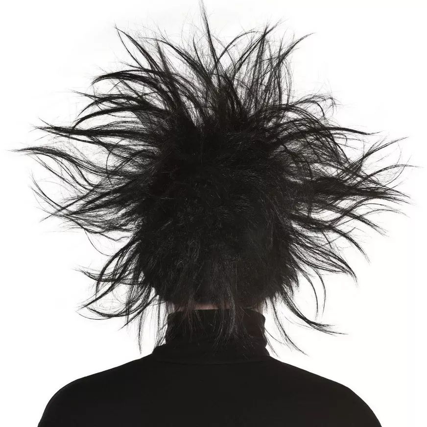 Disney Hocus Pocus Billy the Zombie Stitched Mouth Decaying Mask, Black/Green, One Size, Wearable Costume Accessory for Halloween Back_Flat