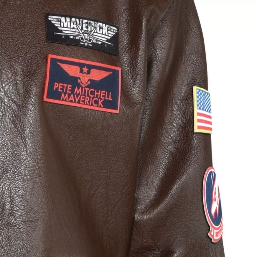 Blouson aviateur de Top Gun Maverick pour homme, standard CloseUp