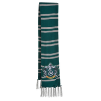 Harry Potter Slytherin Scarf, Green/White Striped, One Size, Wearable Costume Accessory for Halloween