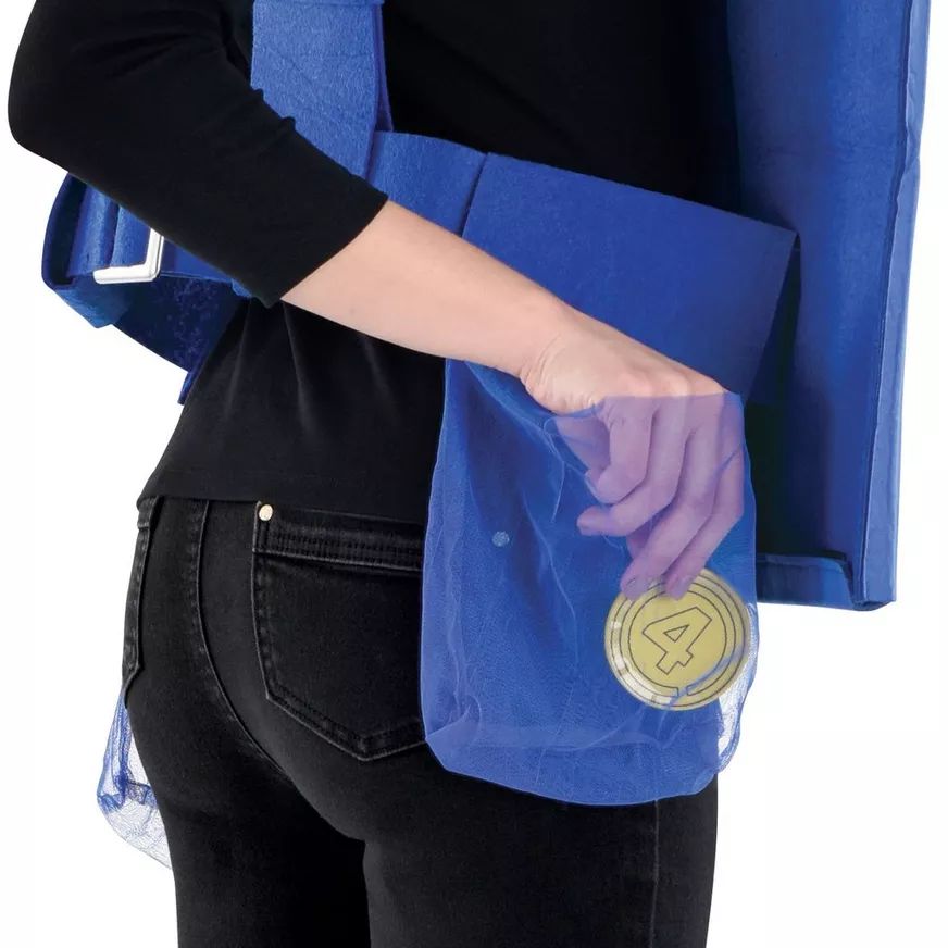 Connect Four Classic Game, Blue, One Size, Wearable Costume  for Halloween CloseUp