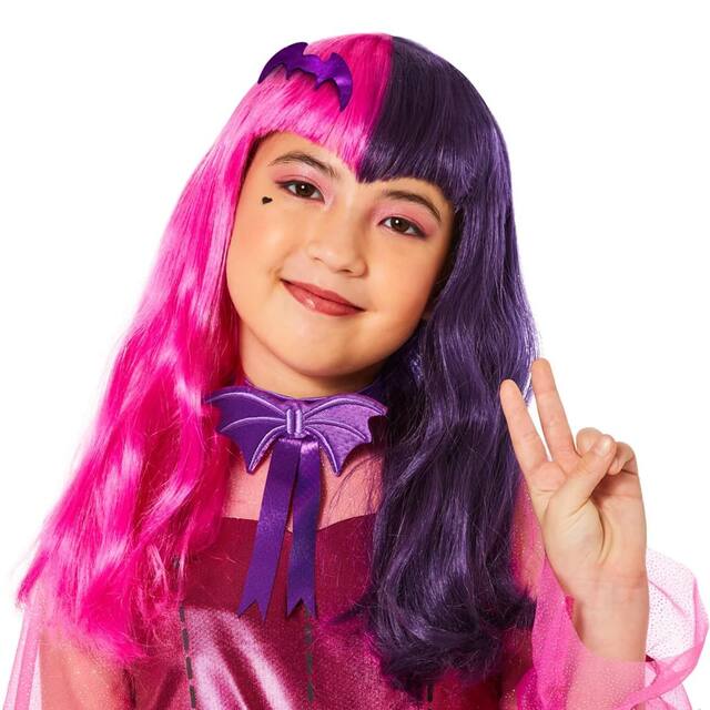 Monster High: Draculaura Wig, One Size, Wearable Costume Accessory for Halloween Front_Flat