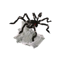 Araignée sauteuse, décoration d'Halloween effrayante pour l'extérieur, 36 po