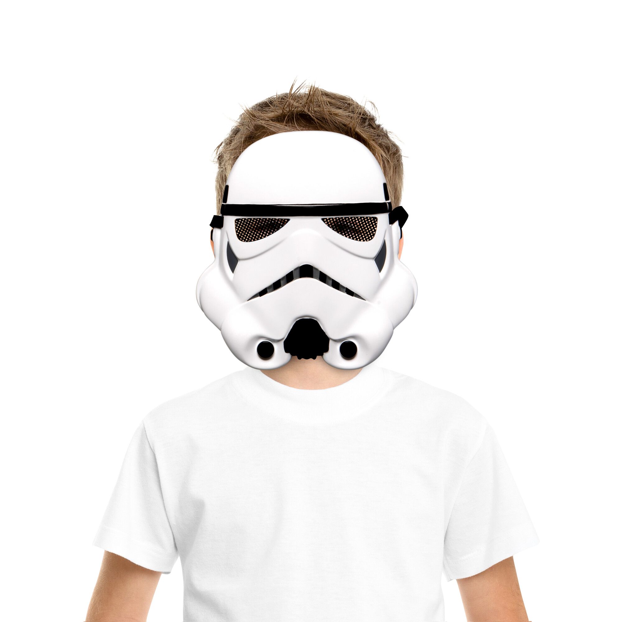 Demi-masque de Stormtrooper de Star Wars pour enfant, unisexe, taille unique Front_Flat