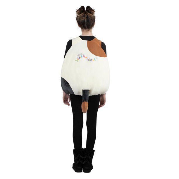 Child Squishmallows Cam The Cat Plush Stuffed Vest Costume, Unisex, One Size Back_Flat
