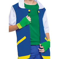 Adult Pokémon Classic Ash Ketchum Halloween Costume, Unisex, More Options Available