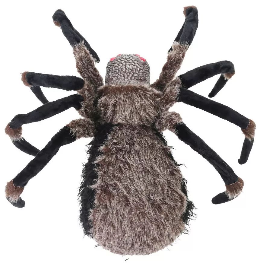 Giant Light-up Plush Spider Overhead_Flat
