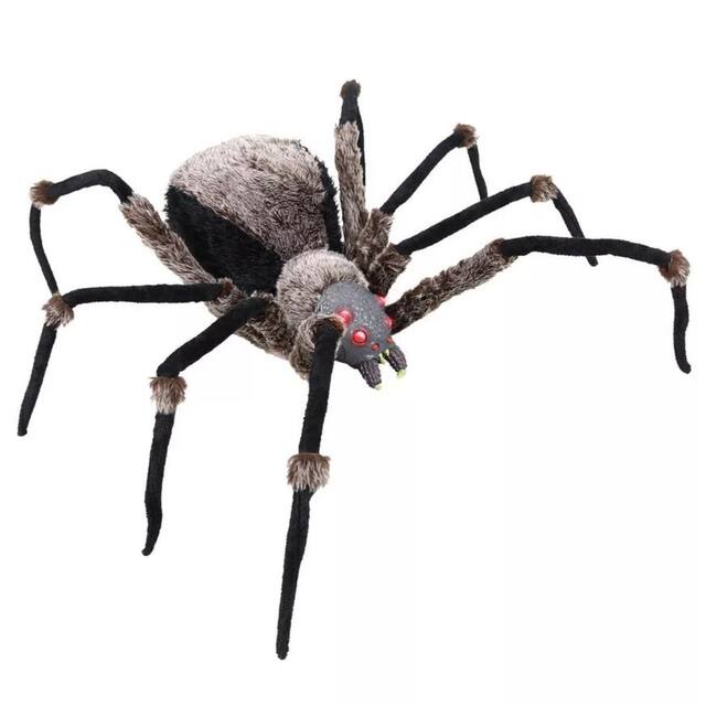 Giant Light-up Plush Spider Front_Three_Fourths_Angled_Right
