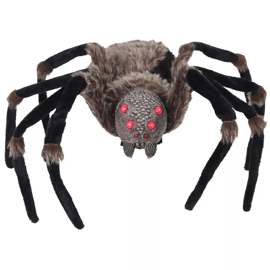 Giant Light-up Plush Spider Front_Flat