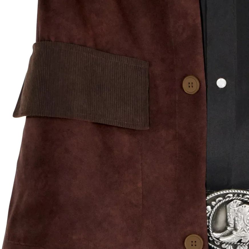 Manteau western moderne pour hommes, standard pour adultes CloseUp