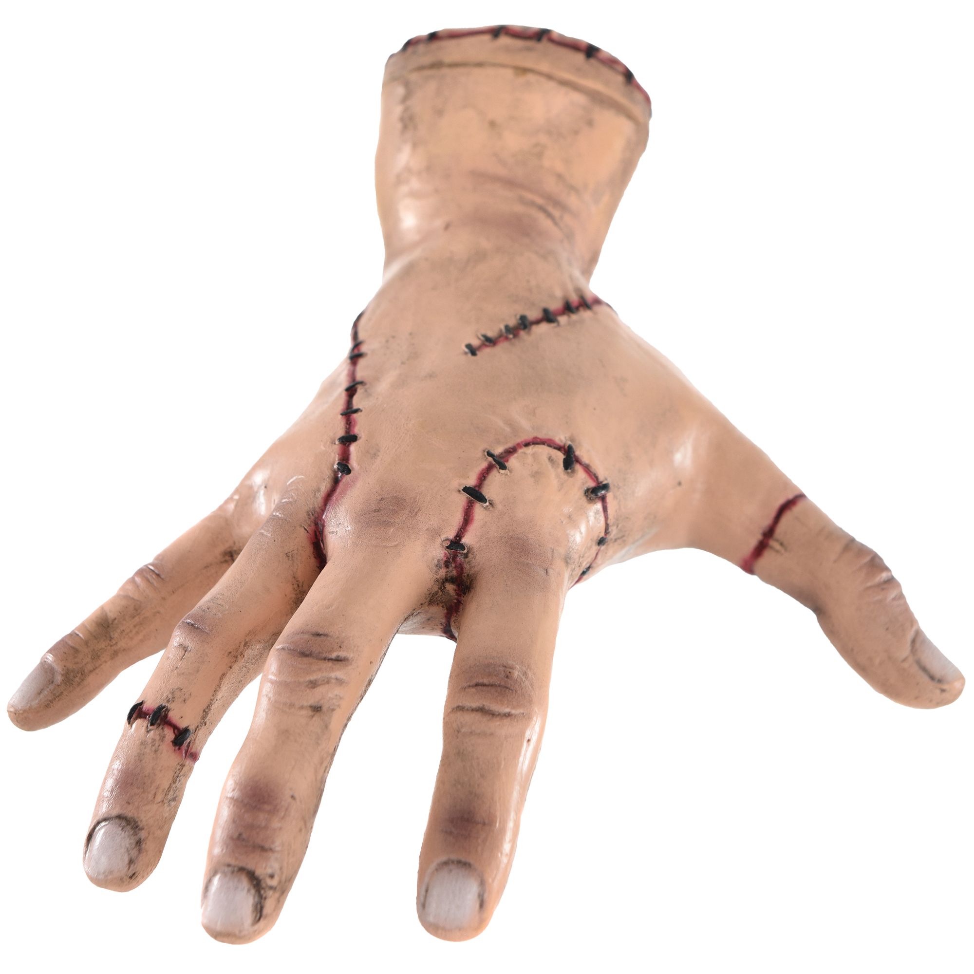 Adult The Addams Family Wednesday Thing Shoulder Buddy Front_Angled_Left