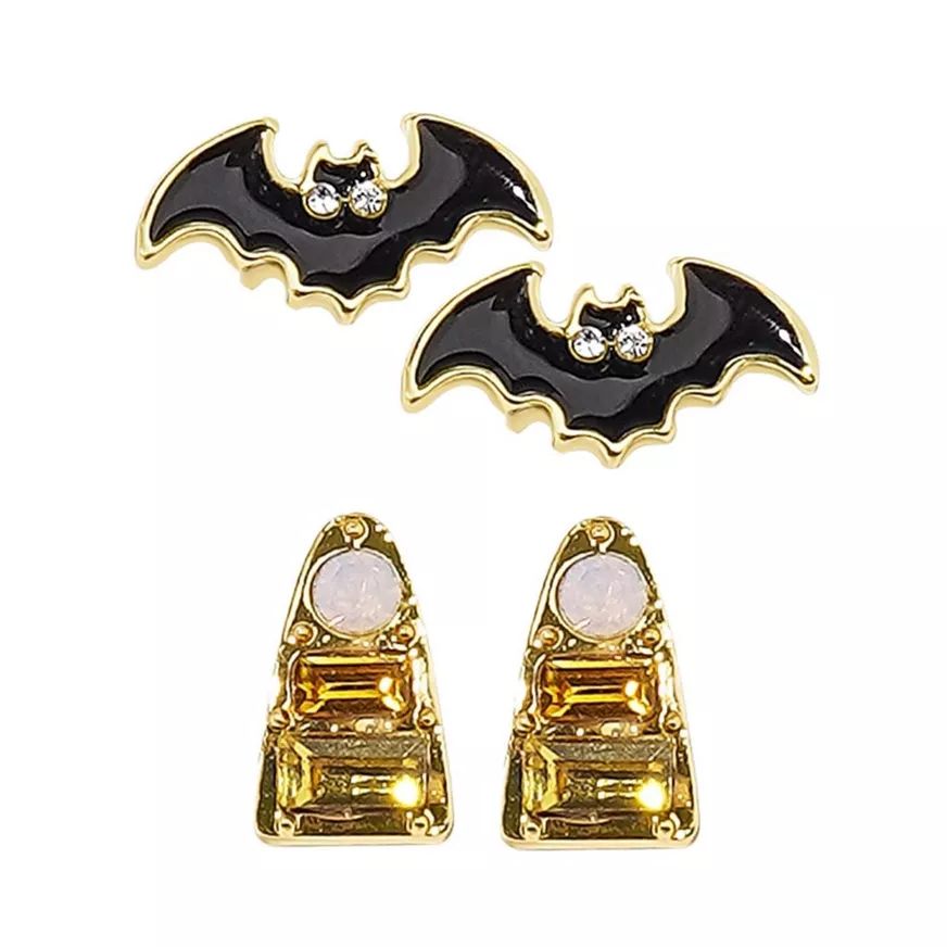 Halloween Icons Post Earrings Set, 6-pk Front_Flat