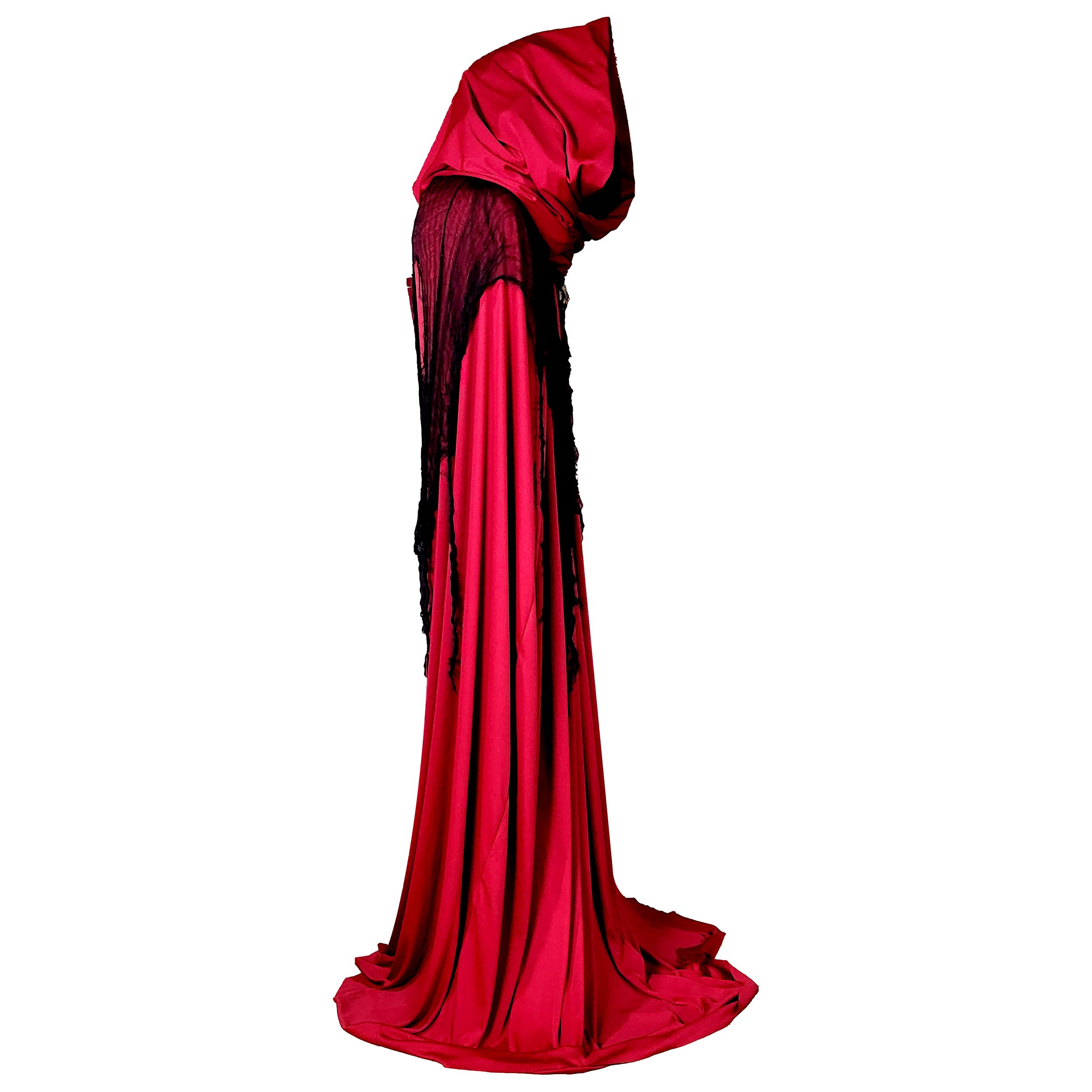 Glowing Hooded Reaper Halloween Décor With Audio, 6-ft Side_Right