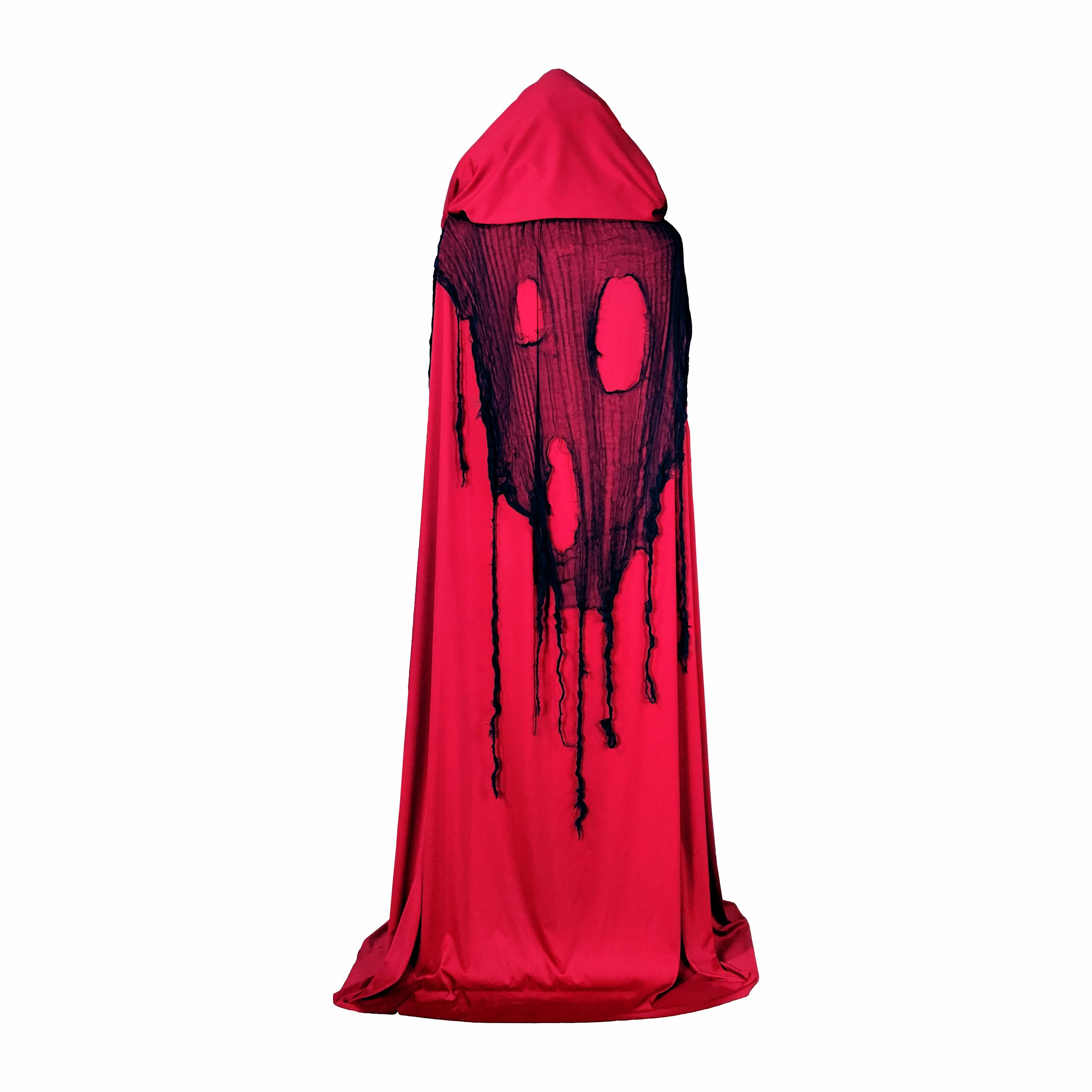 Glowing Hooded Reaper Halloween Décor With Audio, 6-ft Back_Flat