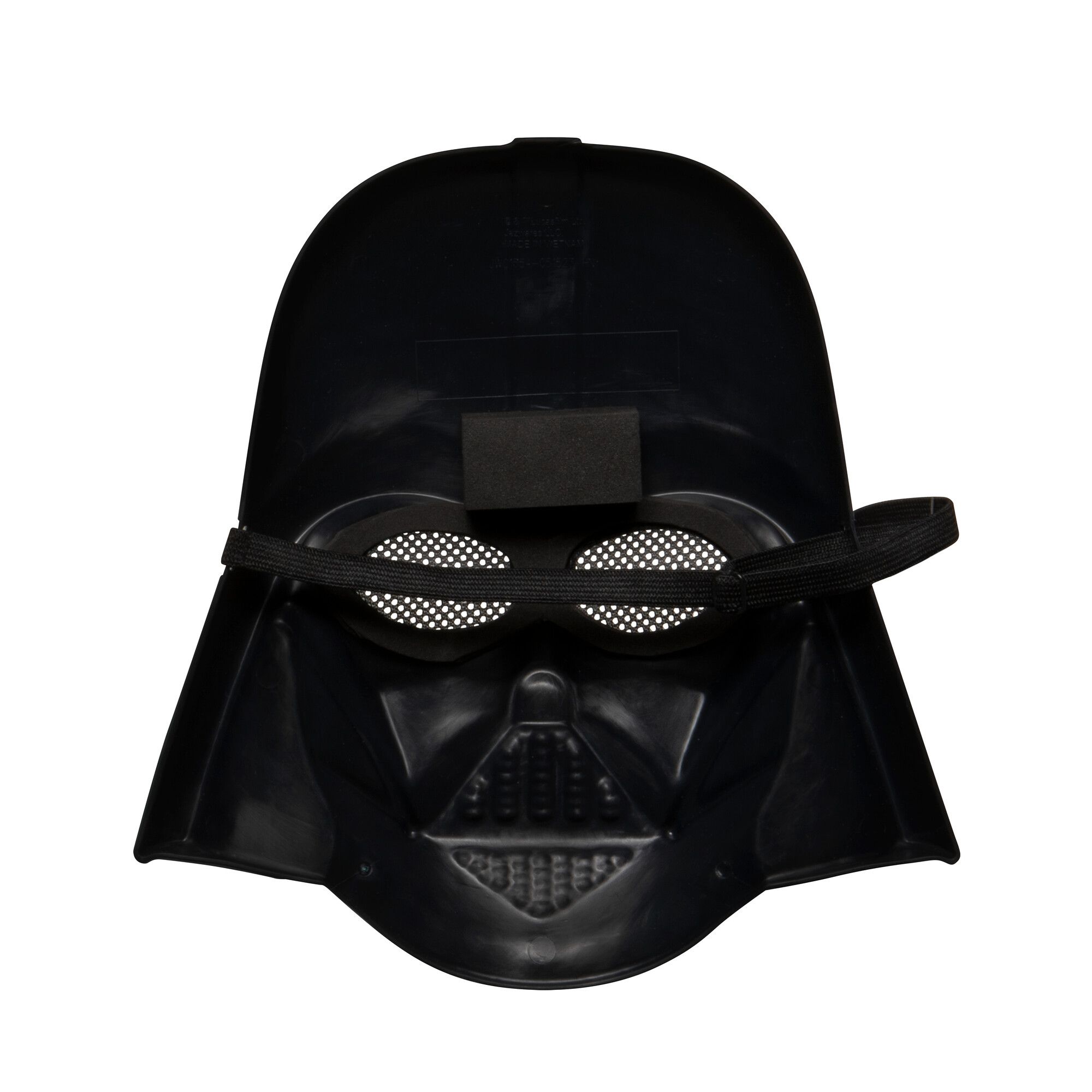 Masque de Dark Vador des films Star Wars, unisexe, taille enfant standard, accessoire de costume prêt-à-porter pour l'Halloween Back_Flat
