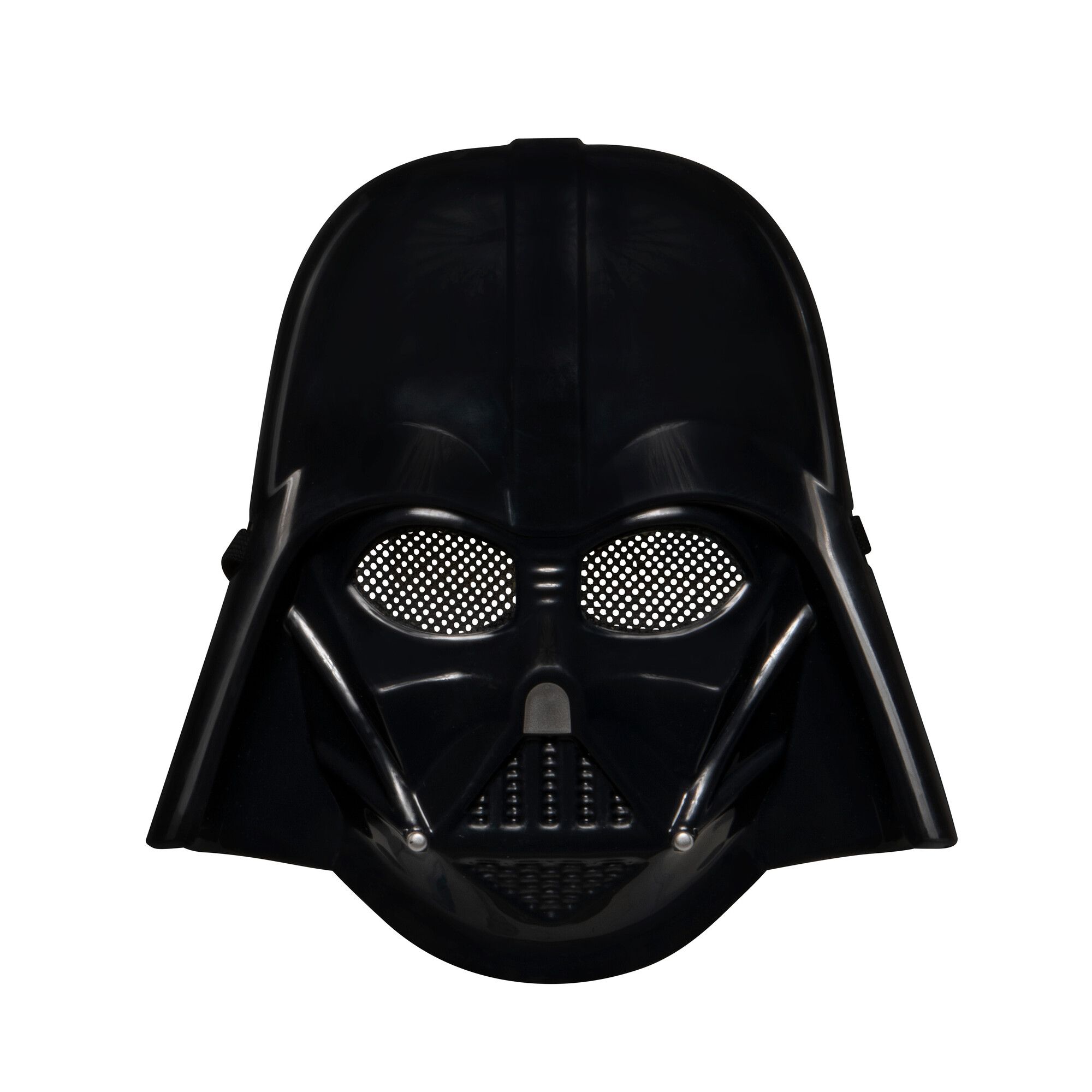 Masque de Dark Vador des films Star Wars, unisexe, taille enfant standard, accessoire de costume prêt-à-porter pour l'Halloween Front_Flat