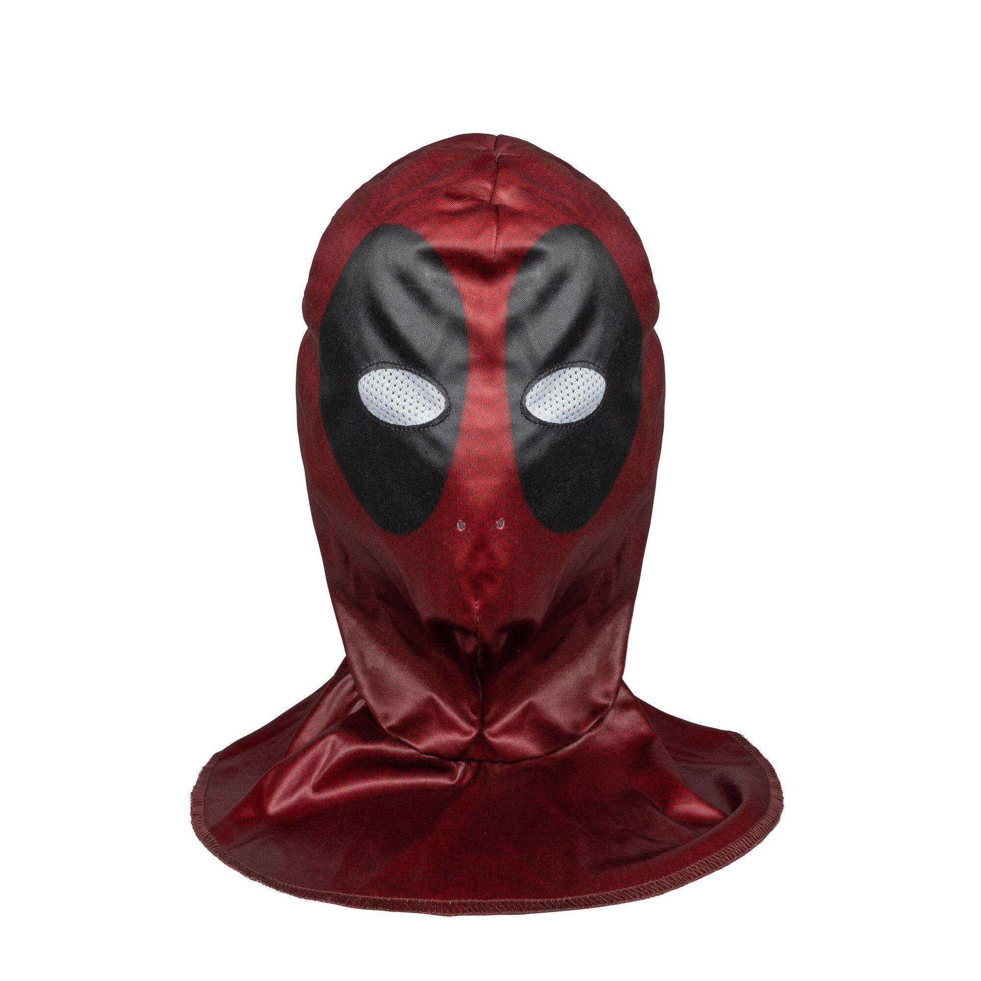 Marvel Deadpool Fabric Mask Wearable Costume Accessory, Unisex, Adult Standard Front_Flat