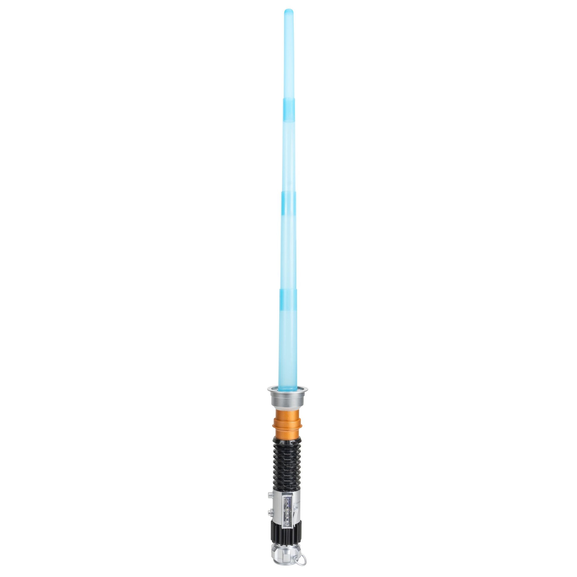 Réplique du sabre laser lumineux d'Obi-Wan Kenobi de Star Wars, accessoire pour déguisement d'Halloween ou costumade Front_Flat