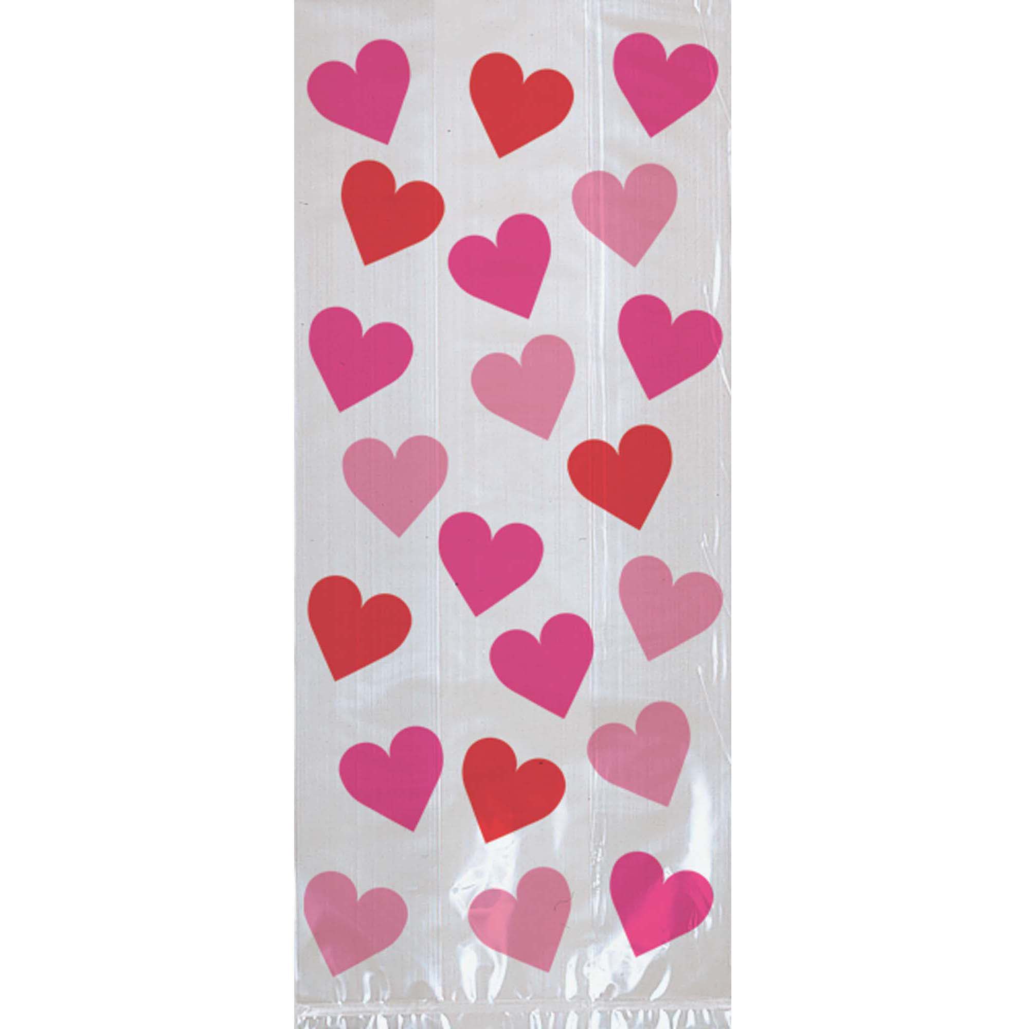 Large Key to Your Heart Treat Bags, 20-pk Front_Flat