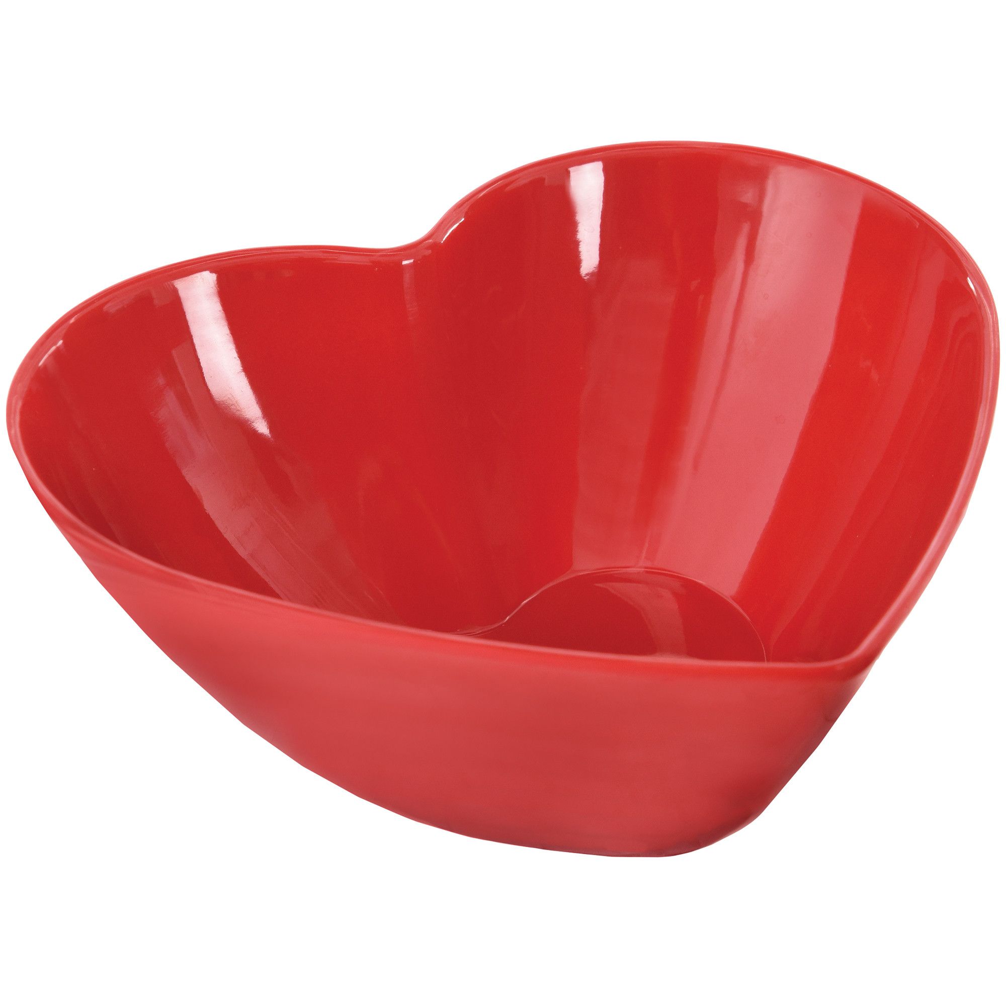 Bol en mélamine en forme de coeur de la Saint-Valentin Front_Angled_Right