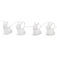 Easter PVC Bunny Rabbit String Light, 1.5-m CloseUp