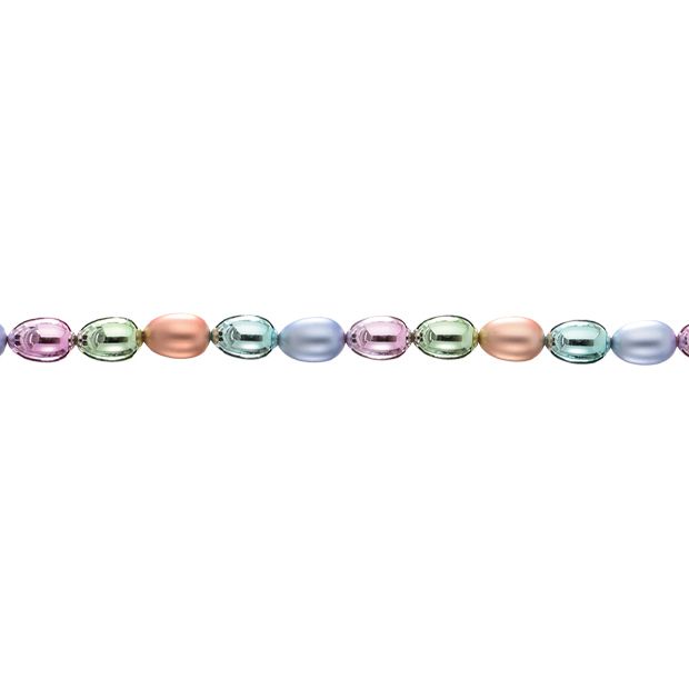 Easter Plastic Egg Garland CloseUp