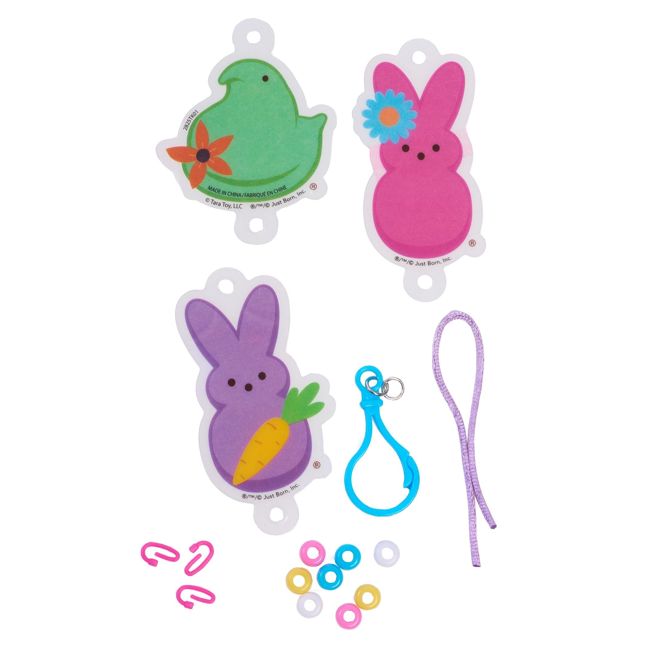Peeps Kids' Easter Beads Jewelry Surprise Kit, Assorted, Wearable Accessory for Easter, Ages 3+ Front_Flat