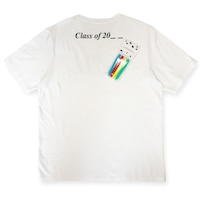 T-shirt à manches courtes pour autographes pour remise des diplômes We Did It Class of 2026 avec marqueurs, adulte, blanc, choix de tailles, pour fête de remise des diplômes