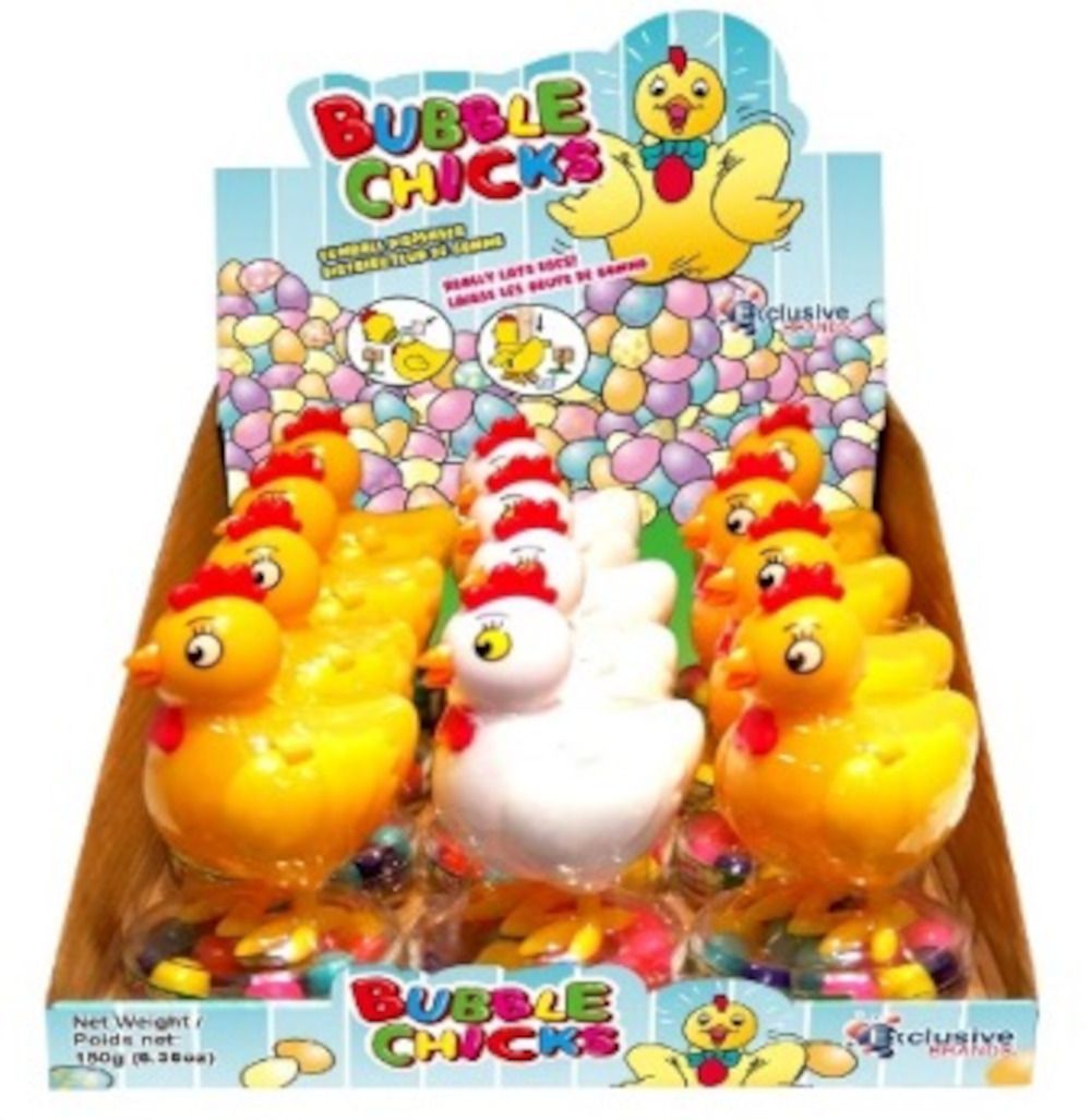 Bubble Chick Egg Dispenser, 15-g Front_Elevated