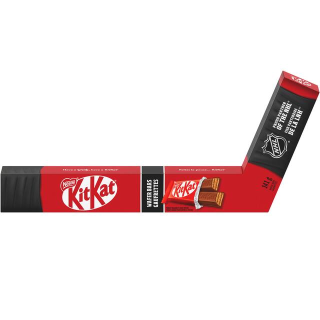 KitKat NHL Chocolate Hockey Stick, 141-g Front_Flat