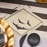 Serviettes à cocktail d'Halloween chauve-souris Sophistiplate, 5 po, paq. 20
