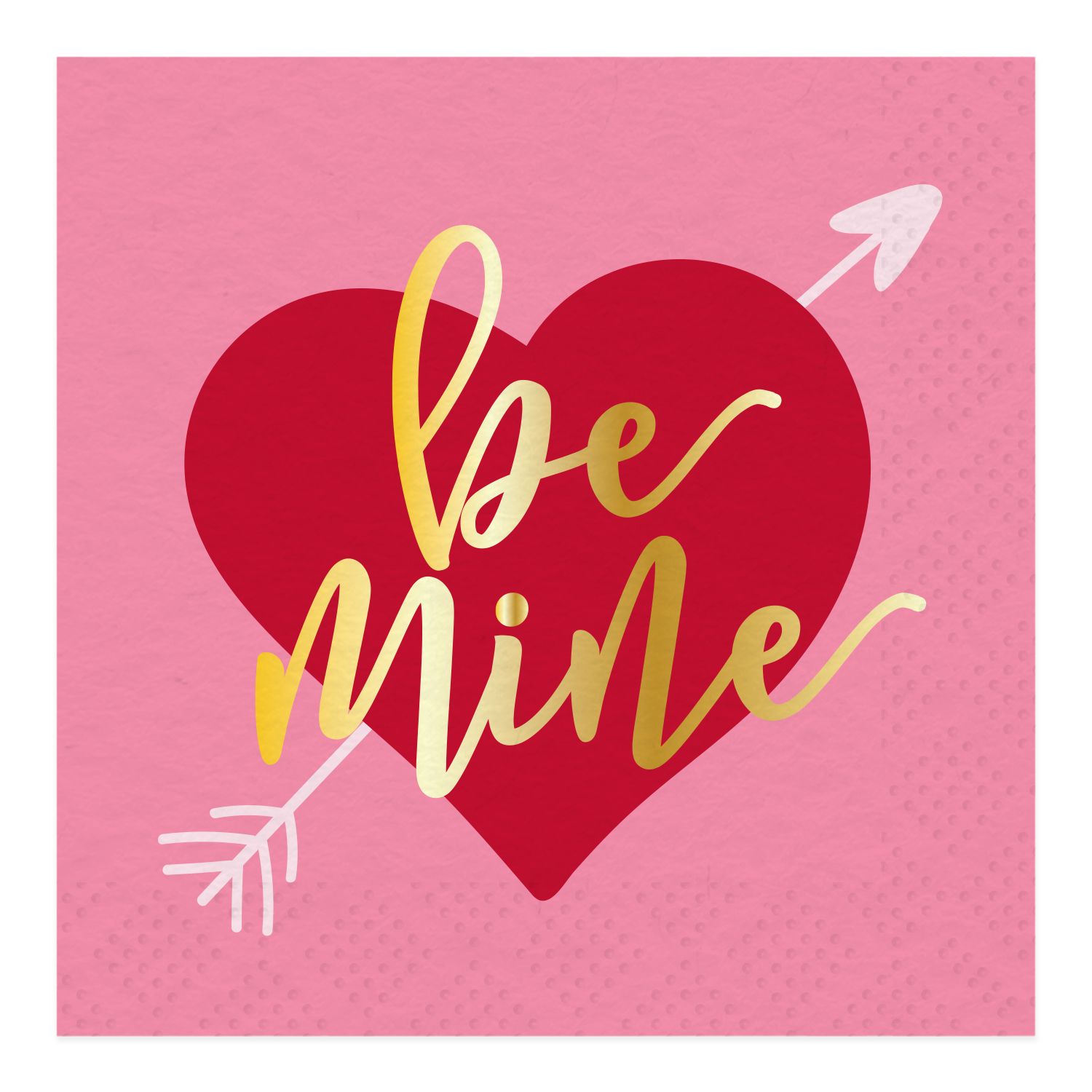 Serviettes à boissons Galentine's Squad, St-Valentin, paq. 20 Front_Flat