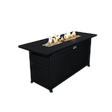 Sunbeam Elite Linear Aluminum Fire Table Front_Angled_Right