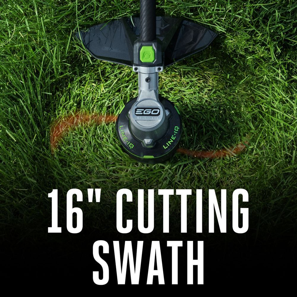 EGO POWER+ 56V Powerload String Grass Trimmer with Line IQ, 16-in, Tool Only CloseUp