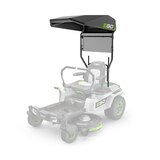 EGO Zero Turn Riding Mower Sun Shade Front_Angled_Left