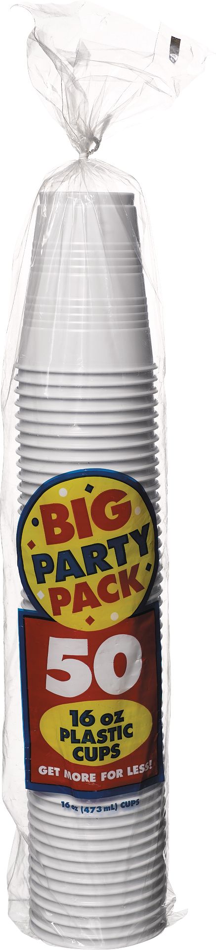 )50CT16OZ PLS CP WHT