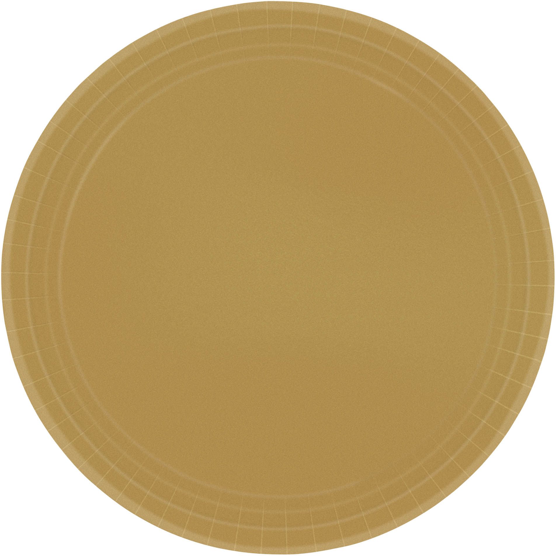 )20CT 7" PPR PLT GLD