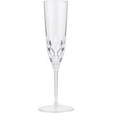 Premium Plastic Champagne Flutes for Birthdays, Showers, More, Clear, 5-oz, 8-pk Front_Flat