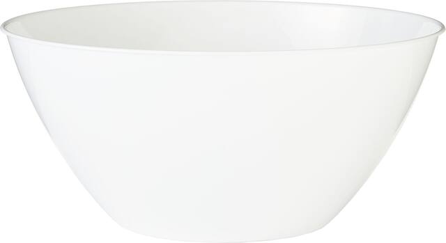 5QT BOWL PLST WHITE