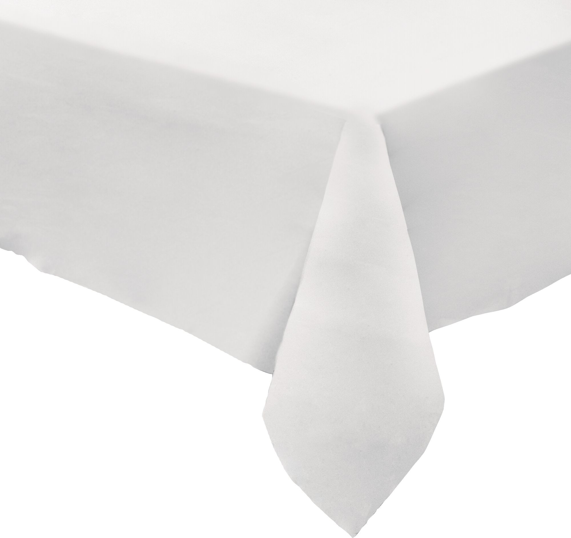 Premium Paper Table Cover for Birthday, Party, Anniversary, White, 54 x 102-in CloseUp