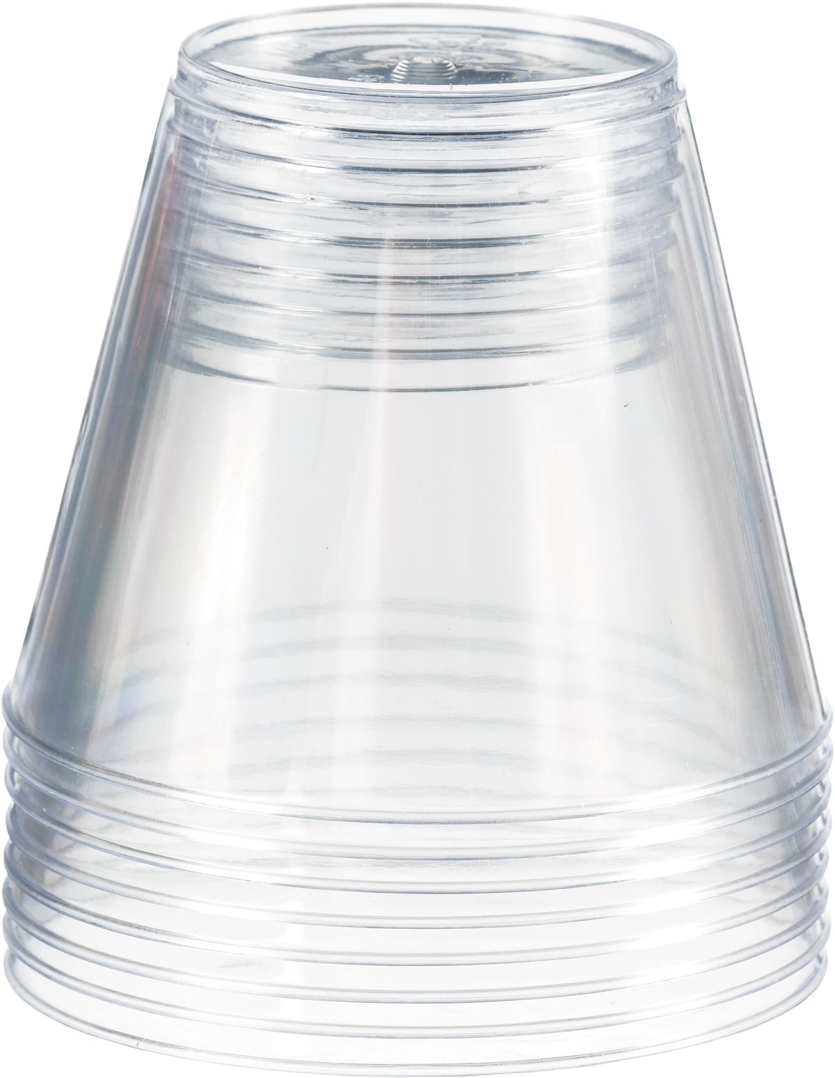 Disposable Plastic Cups, Birthdays, Anniversaries more, Clear, 10-oz, 8-pk Bottom_Plunge