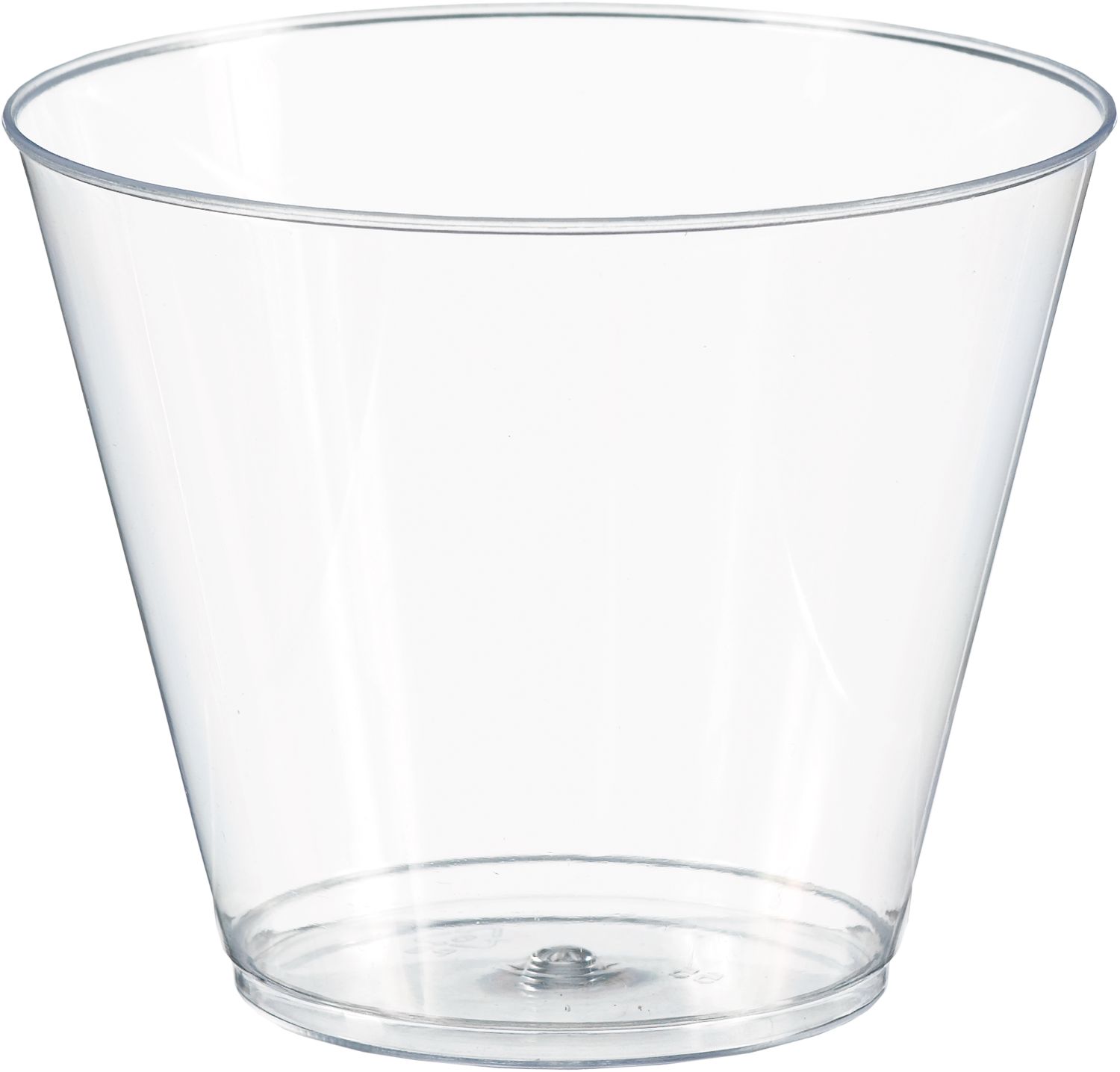Disposable Plastic Cups, Birthdays, Anniversaries more, Clear, 10-oz, 8-pk Front_Elevated