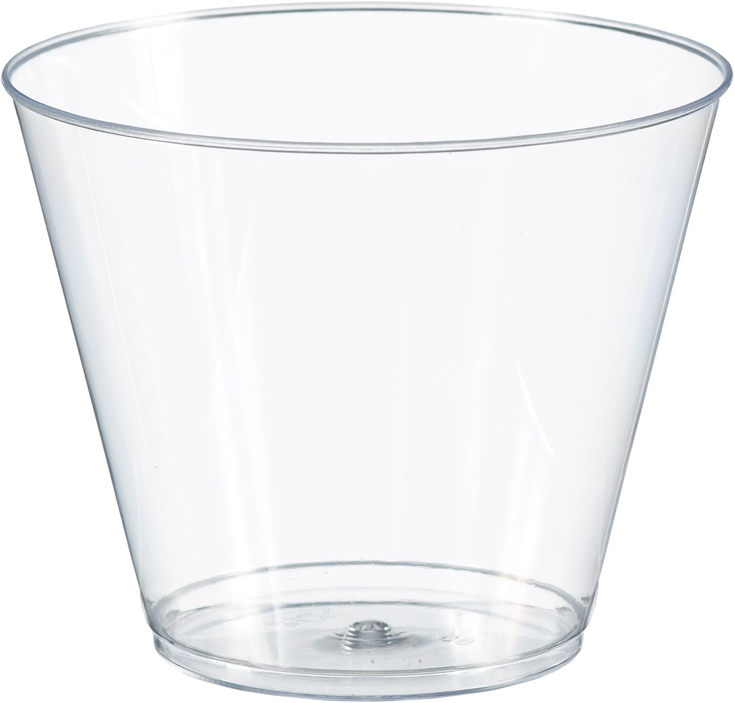 Disposable Plastic Cups, Birthdays, Anniversaries more, Clear, 10-oz, 8-pk Front_Elevated