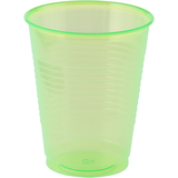 Black Light Neon Green Plastic Cups, 50-ct Front_Elevated