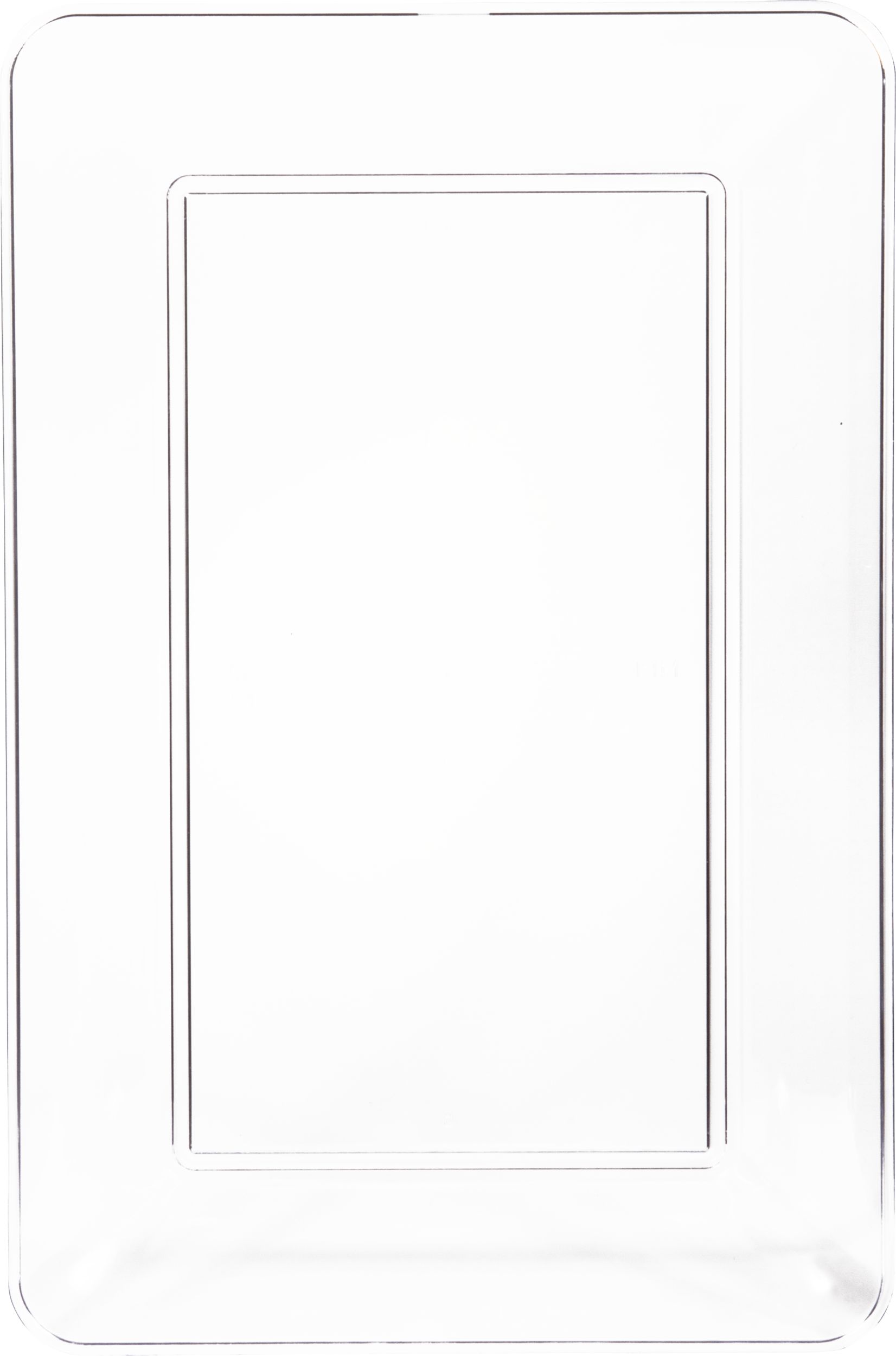14" PLSTC TRAY CLEAR